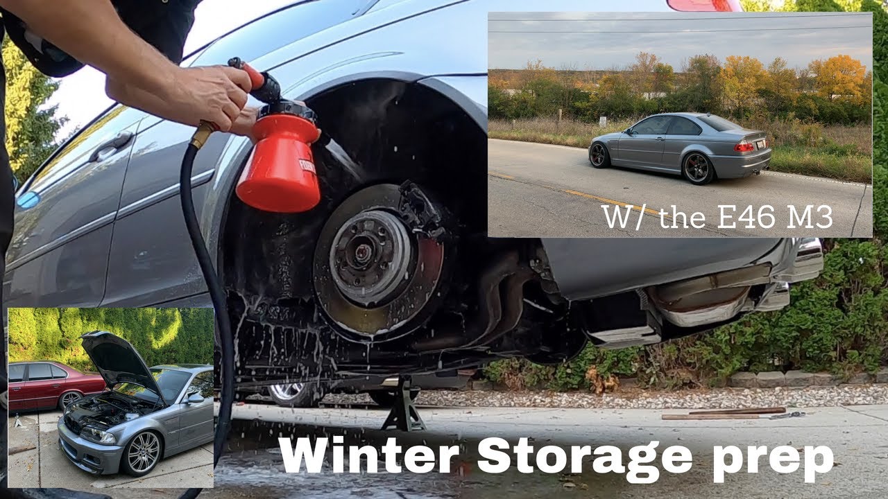 Prepping the E46 M3 for winter storage | My steps to keeping the cars safe all winter
