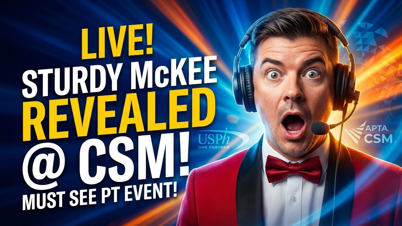 Sturdy McKee LIVE @ APTA CSM!