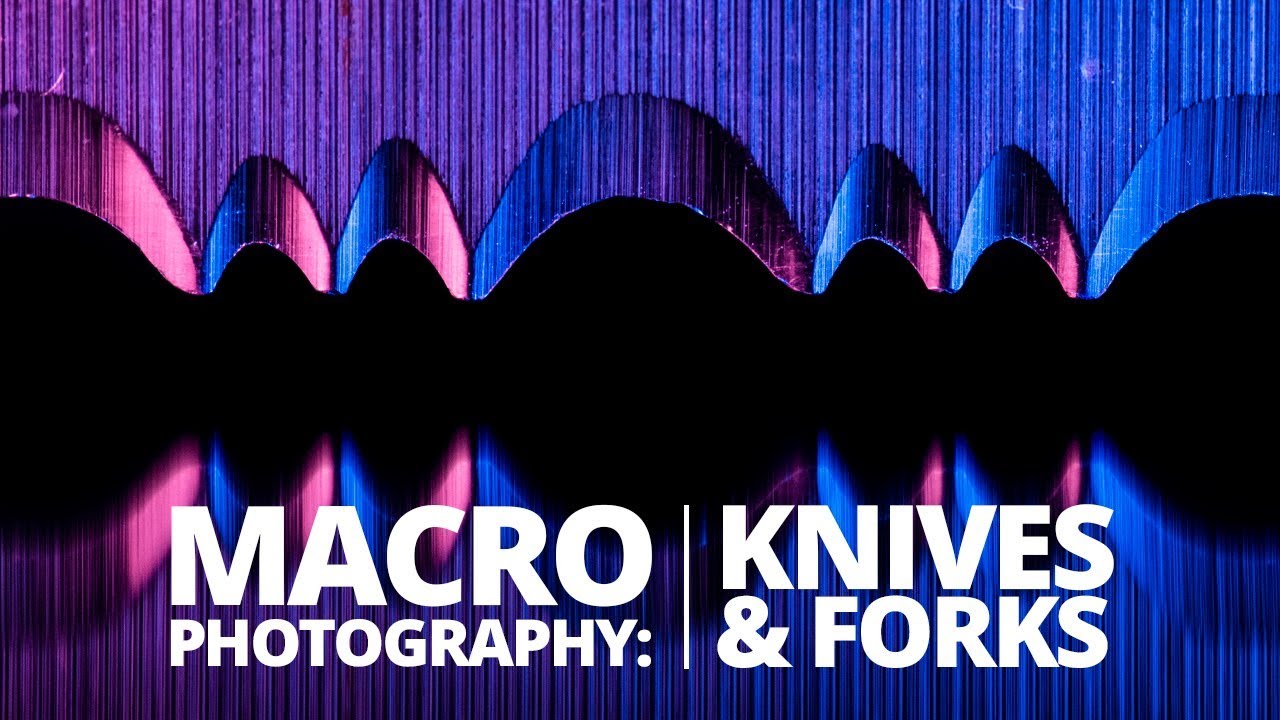 Abstract Knife & Fork Macro Photography