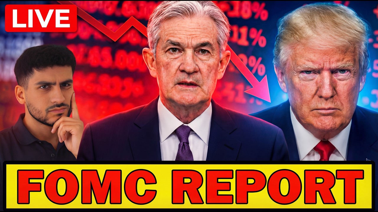 LIVE FOMC SHOCK: Fed Minutes Crush Rate Cut Hopes | Markets Dump? Bitcoin & XRP React