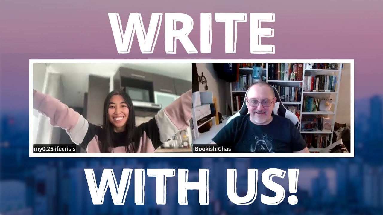 Write With Us! || productive and motivating writing sprints with @BookishChas