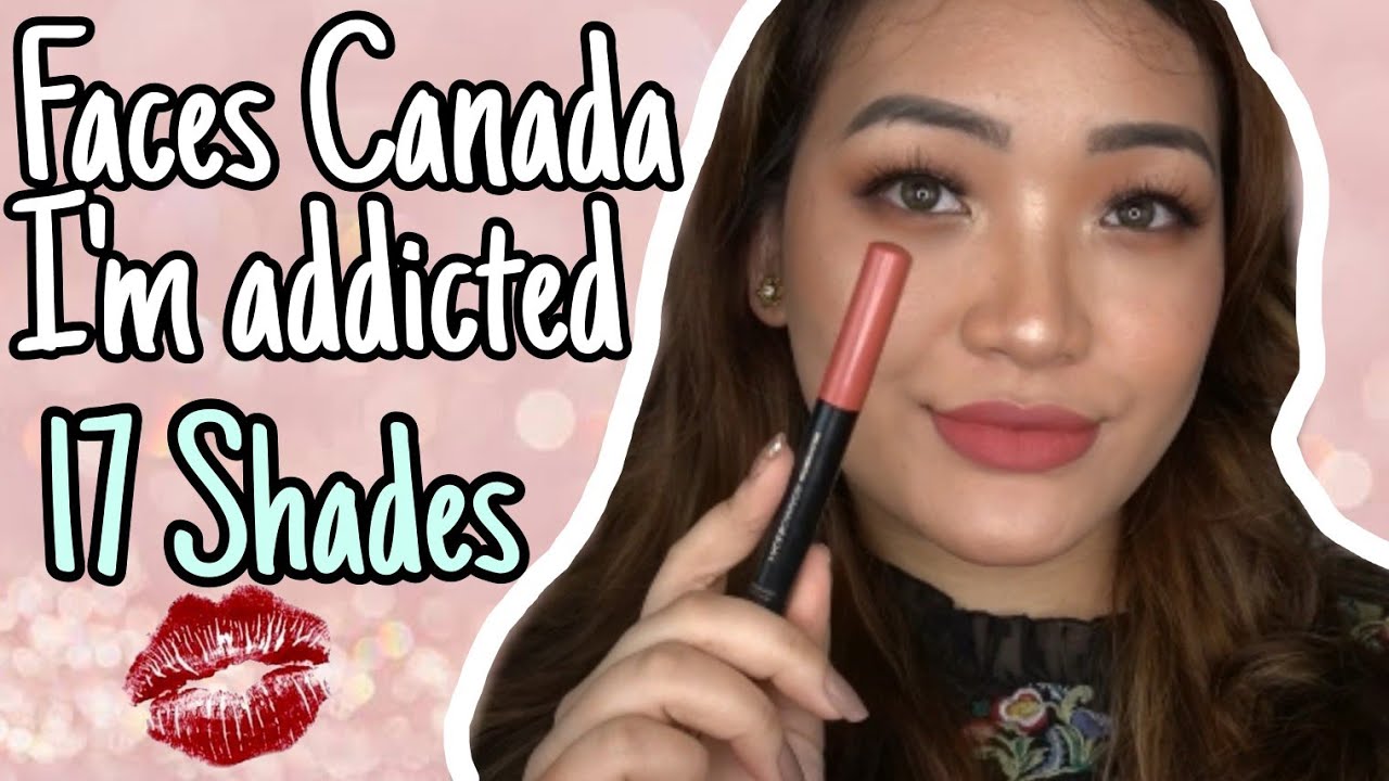 Faces canada| intense matte + primer lipstick | 17 shades| best lipstick ever
