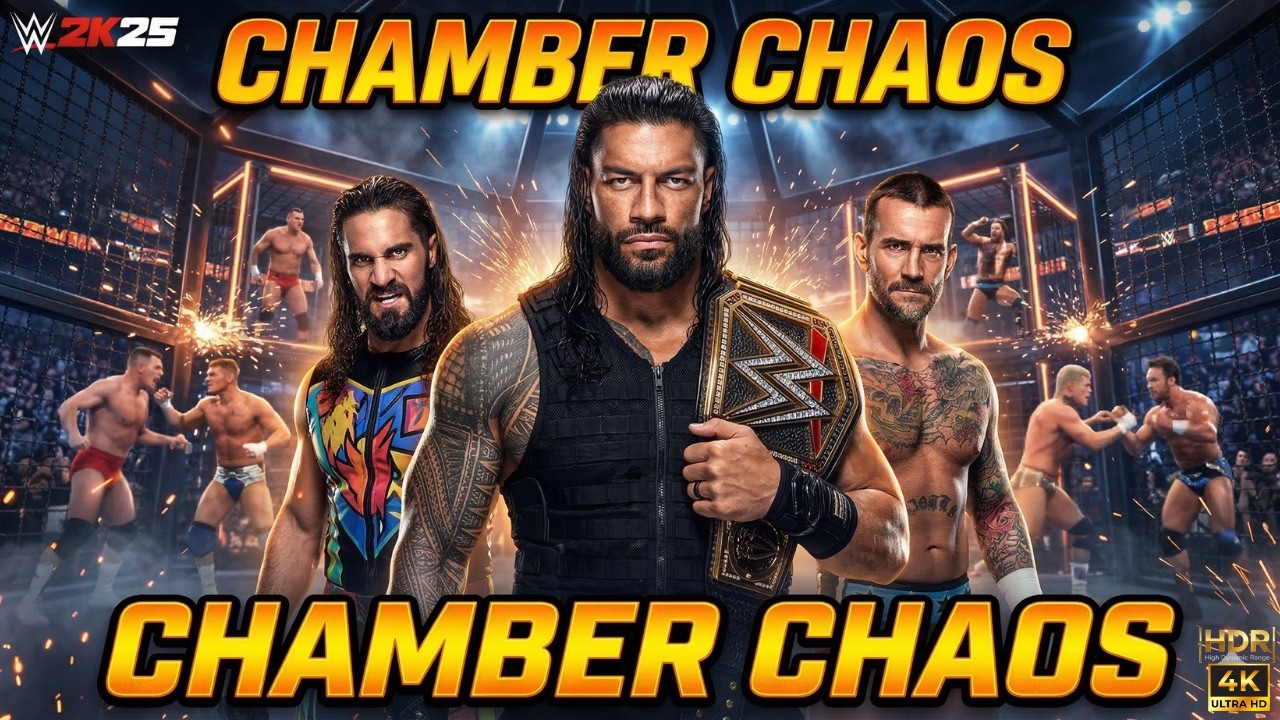 US Championship Elimination Chamber Match 🔥 WWE 2K25