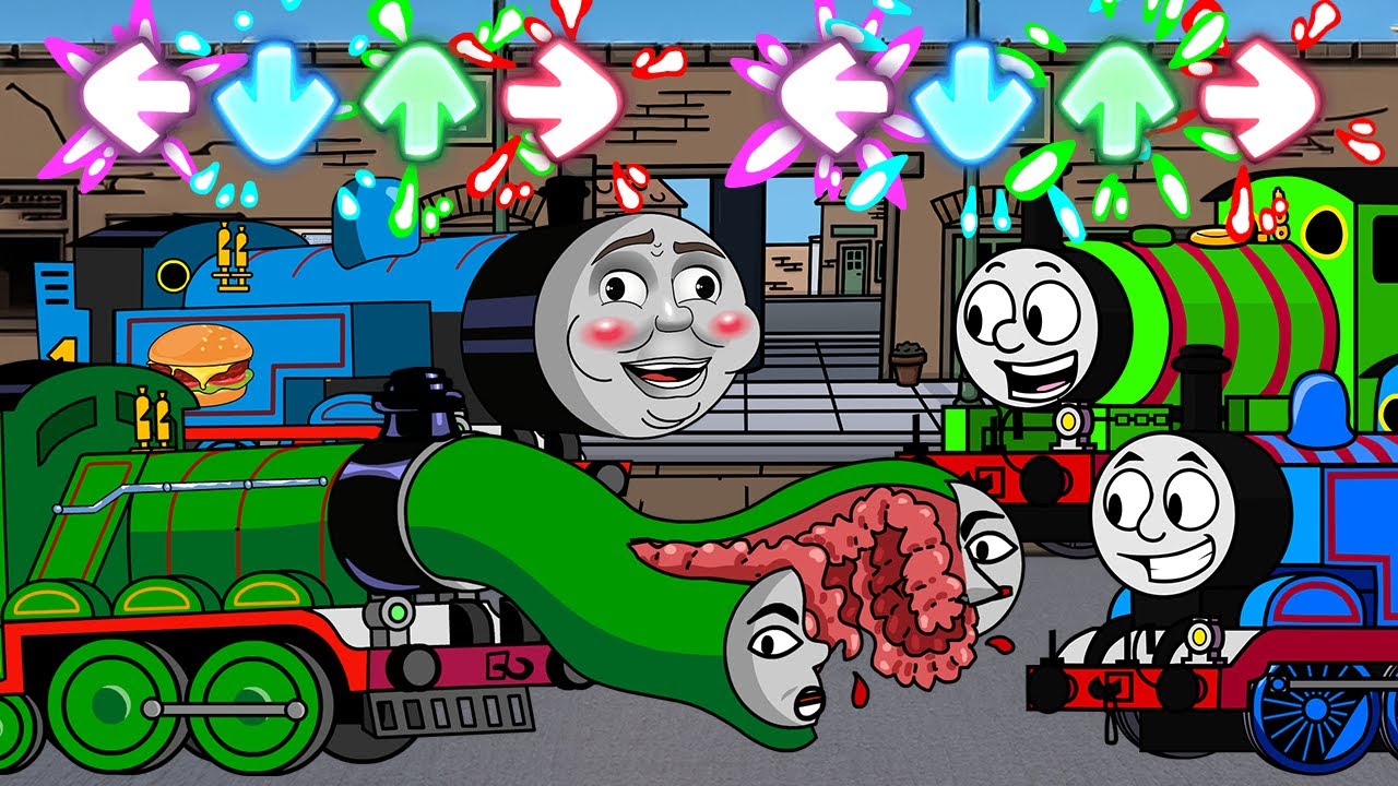 FNF NEW ALL CURSED Thomas Engine VS OLD Sodor Funkin - Friday Night Funkin'