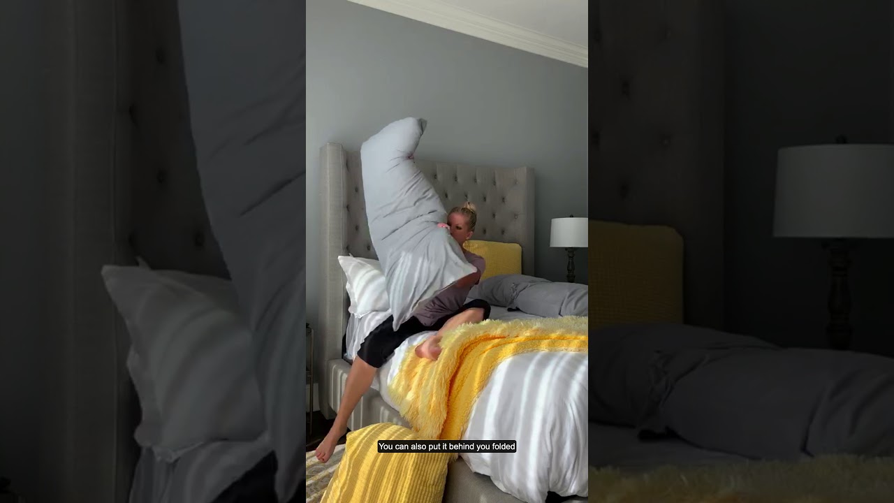 Using a Body Pillow to Sleep on Your Back after Breast Surgery