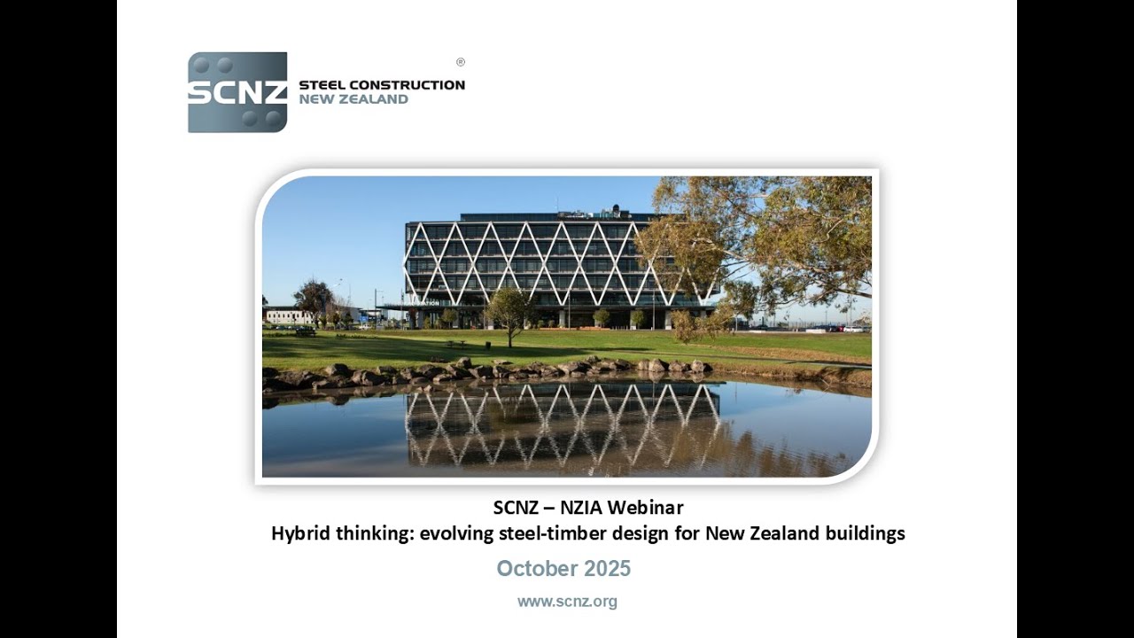 Hybrid thinking evolving steel timber design for New Zealand buildings