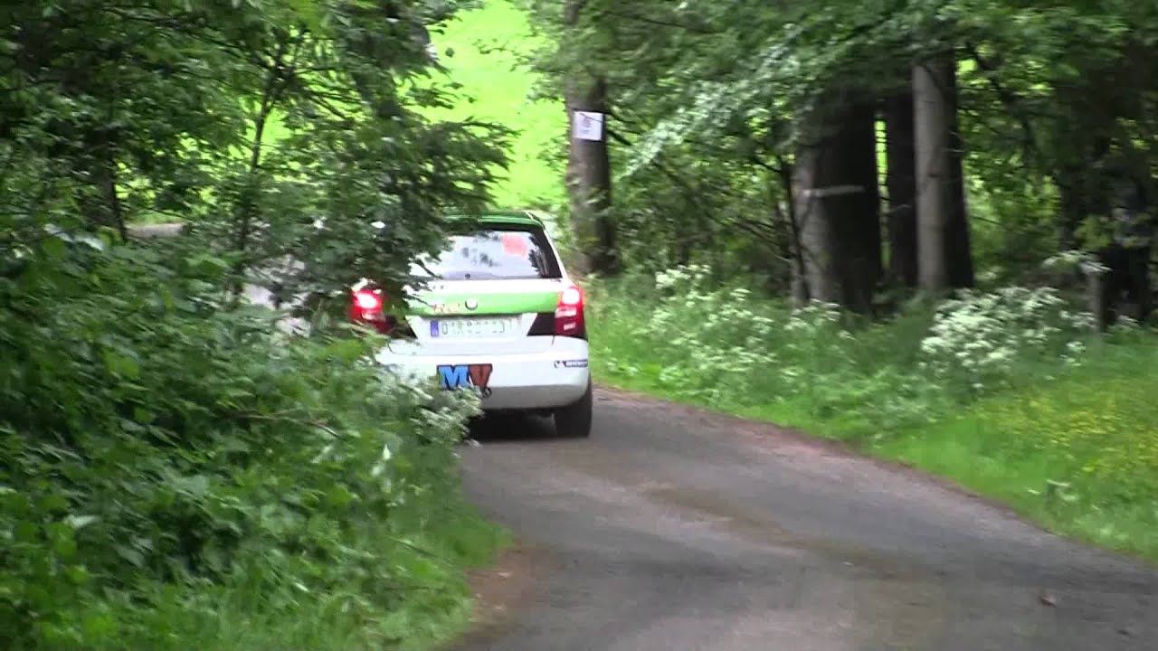 Rally Krkonoše 2012 Vopatřil Žeravík Škoda Fabia R2