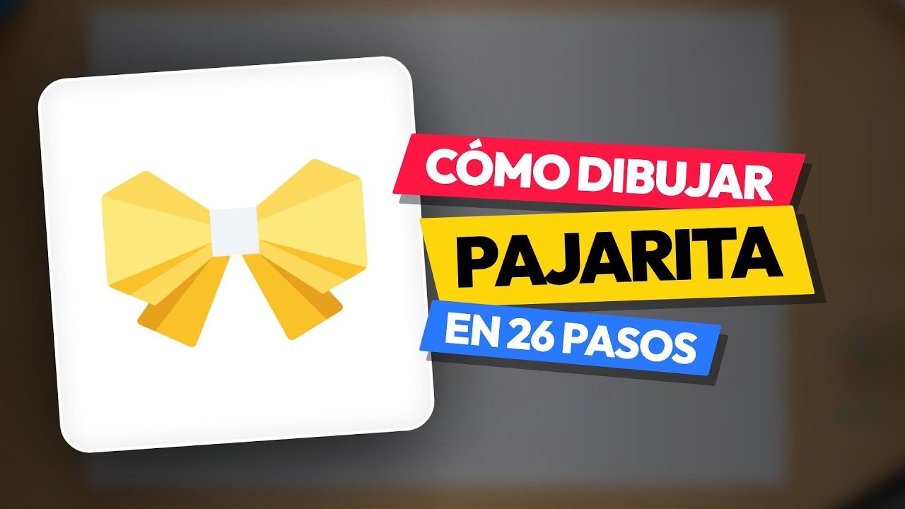 🎀 Cómo dibujar una pajarita origami paso a paso | Tutorial completo y elegante