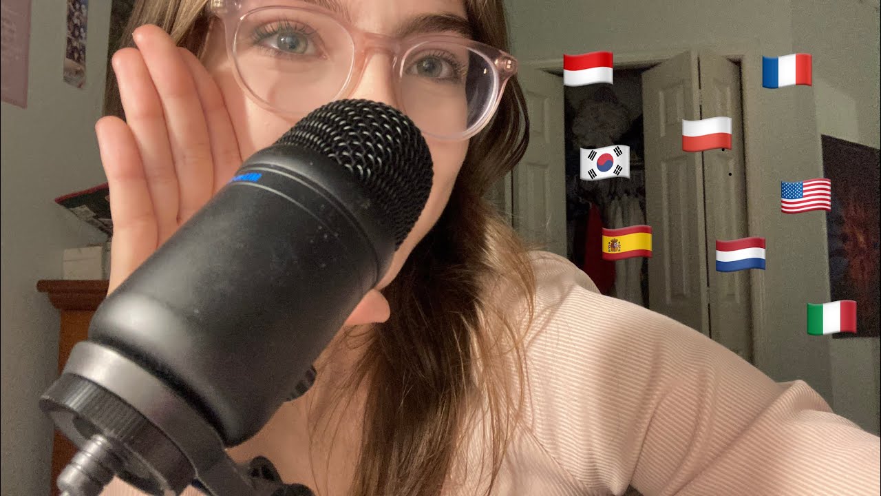 ASMR winter triggers words in 10 languages❤️