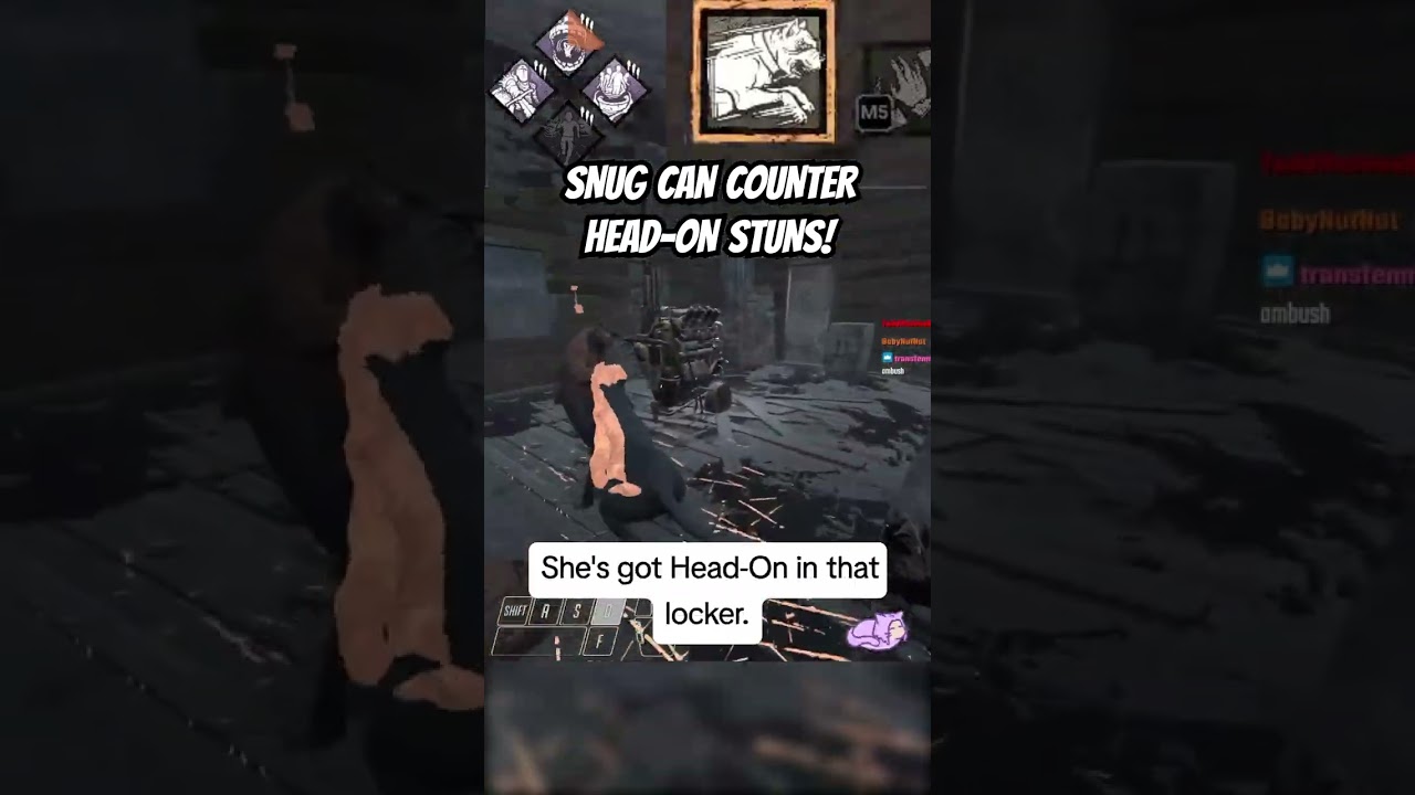 Snug counters Head On! #dbd #deadbydaylight #dbdmoments #dbdclips #dbdkiller #gamer #gaming