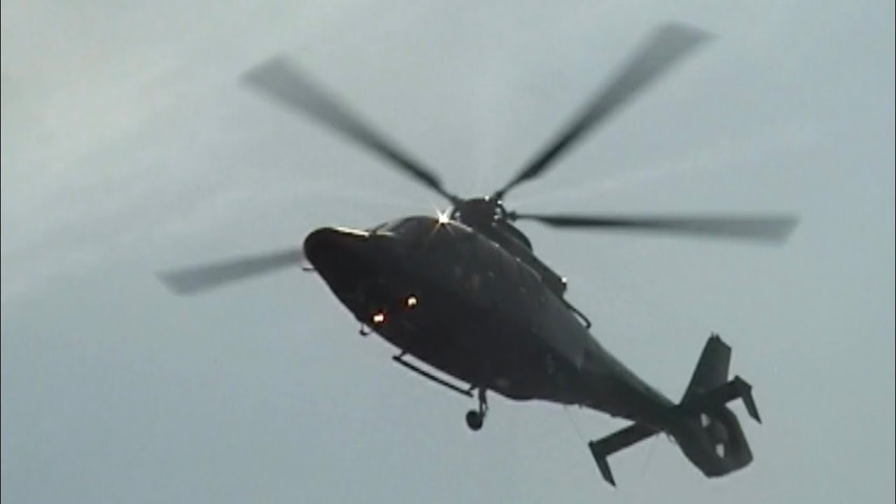 Police helicopter EC 155 returns to the airbase  #ec155 #bp #helispotting,