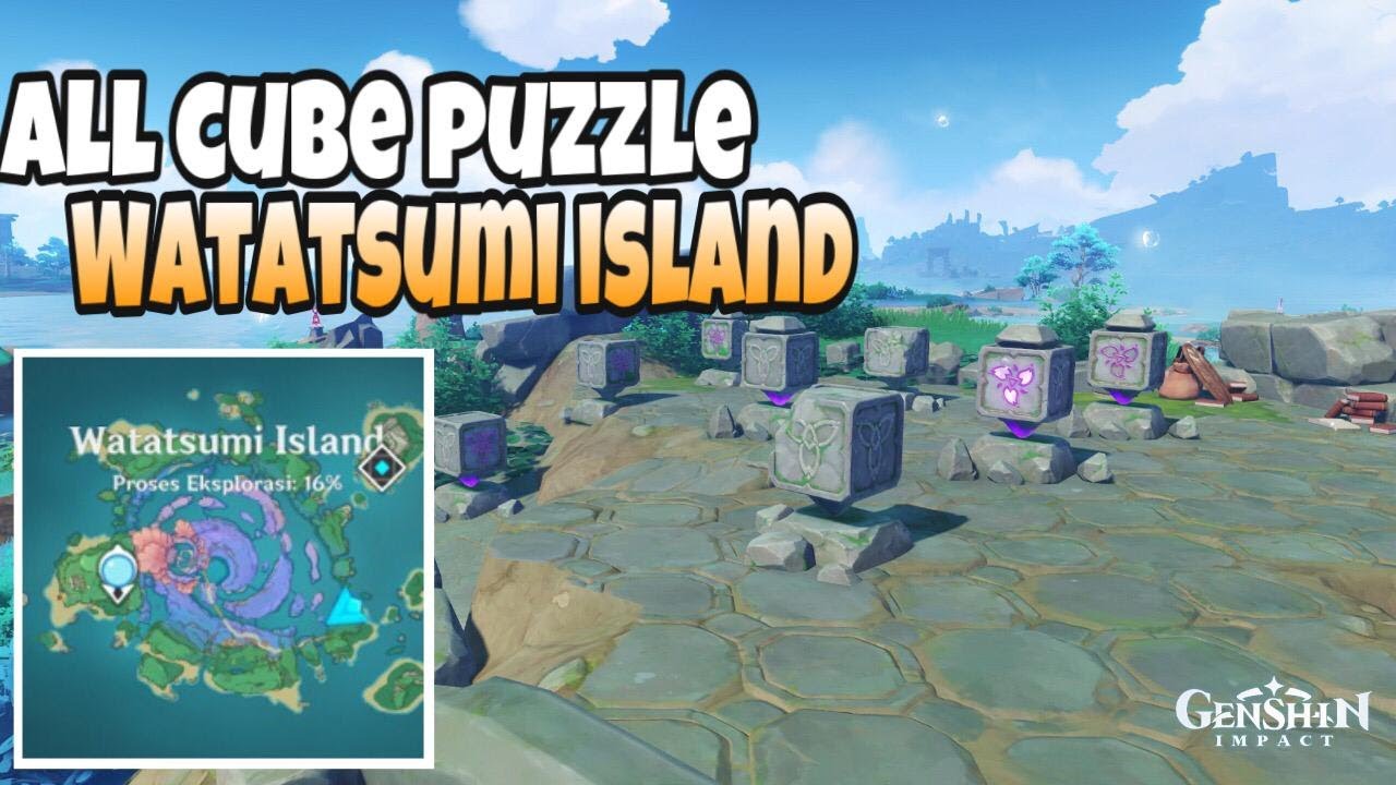 All Cube Puzzle Watatsumi Island | Genshin Impact
