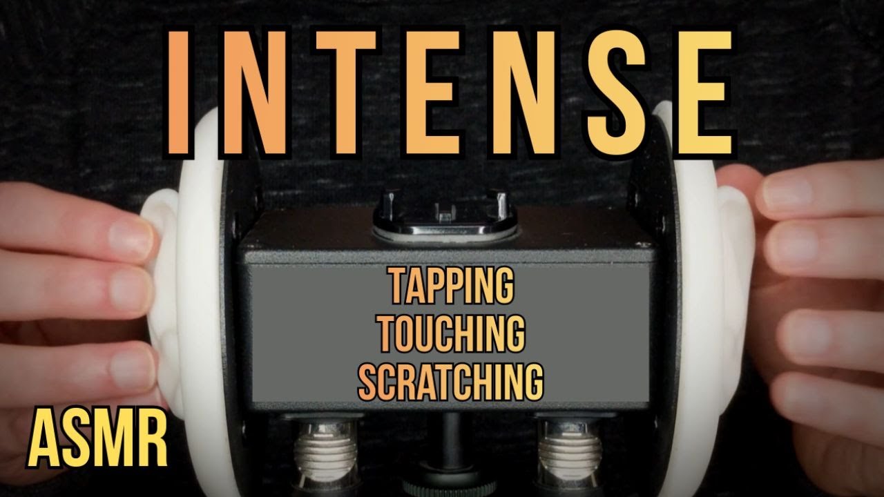 Intense Mic Tapping & Ear Scratching ASMR – No Talking, Fast Triggers