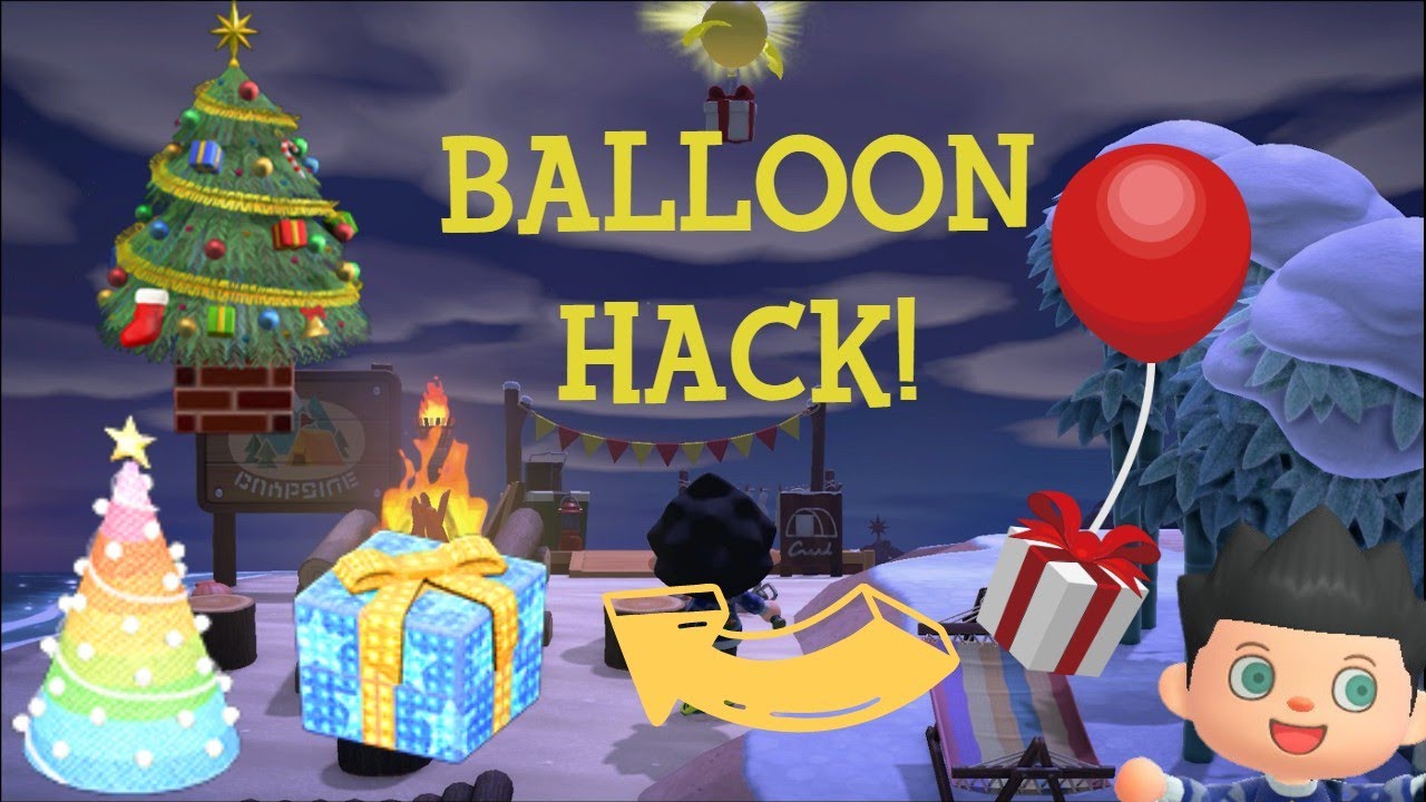 Balloon hack!! Get those seasonal DIY the easy way!! Animal Crossing New Horizons