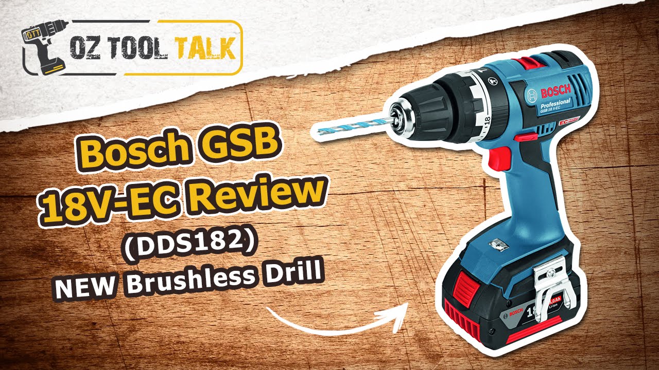 Bosch Brushless Hammer Drill - GSB 18V-EC / DDS182 - Review