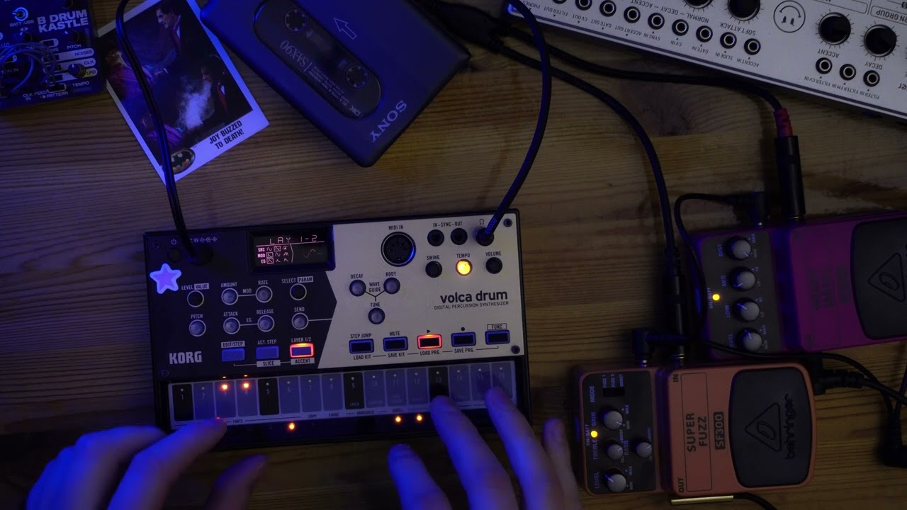 the korg volca drum is a brutal industrial machine