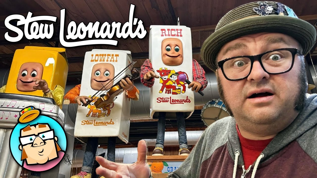 Stew Leonard's - Unbelievable Grocery Store Full of Animatronics - Ran Off From Hasbro Headquarters