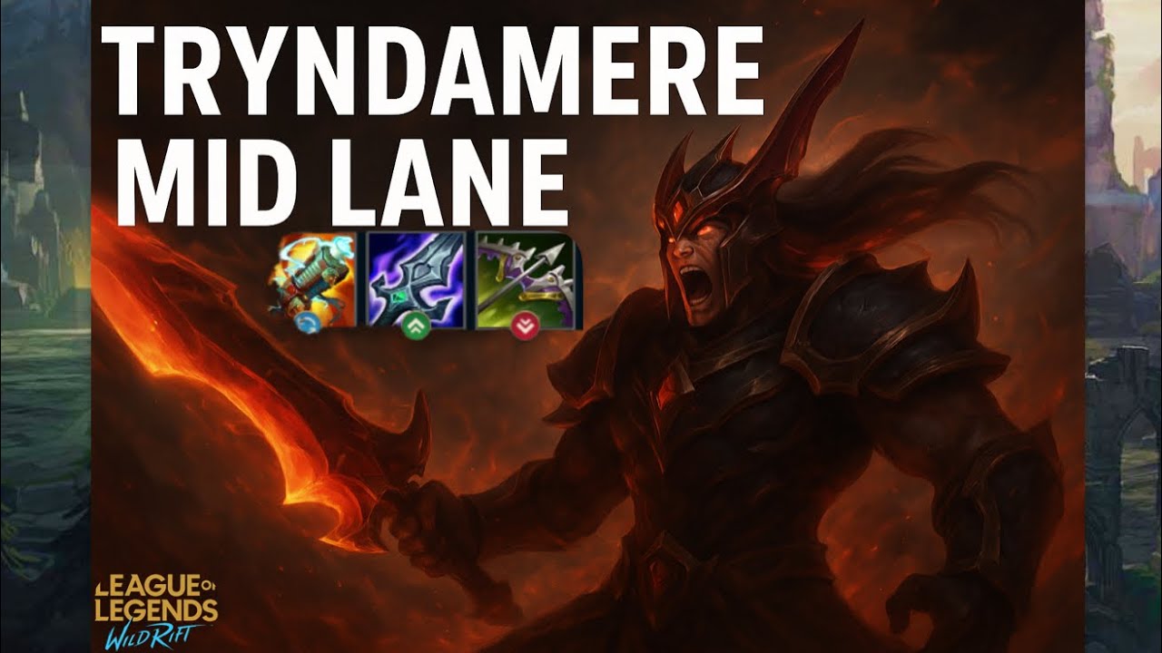 TRYNDAMERE VS ZED MIDLANE WILD RIFT 