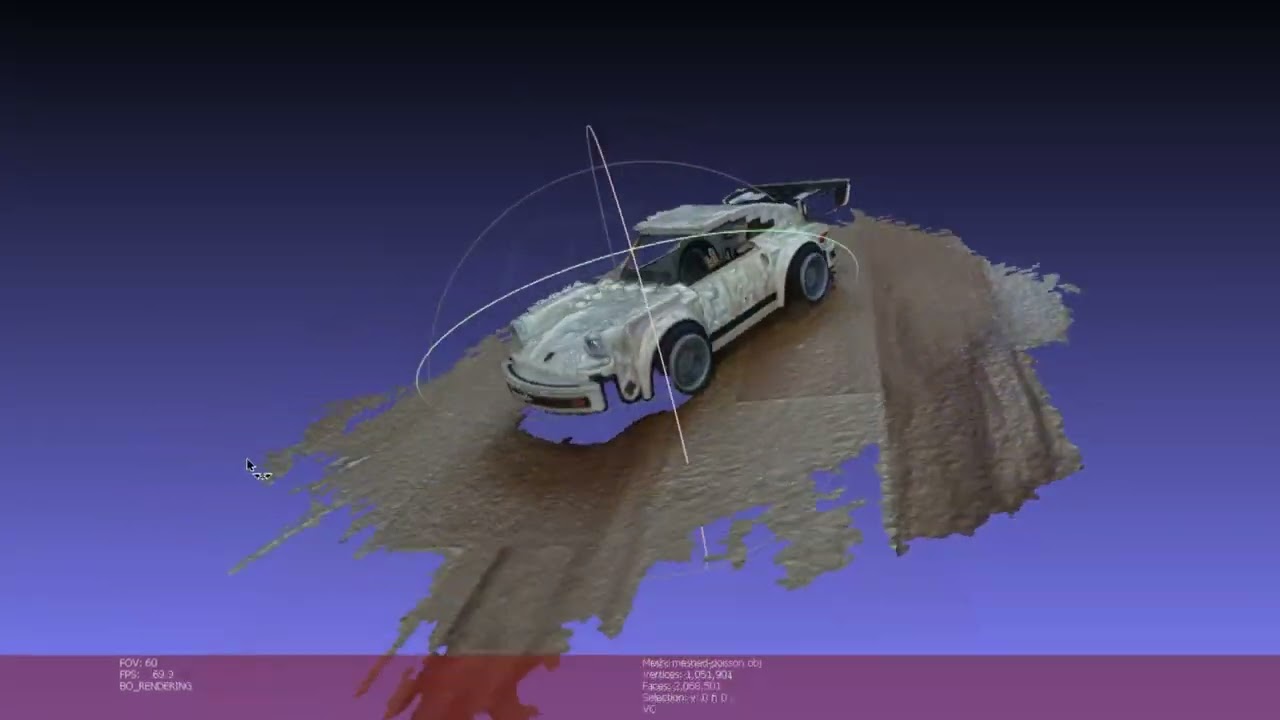 Photogrammetry using COLMAP