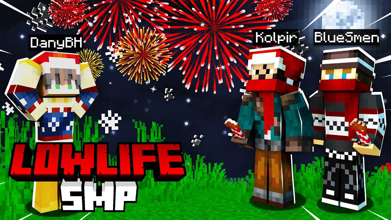 SHOW de ARTIFICII pe Minecraft LOWLIFE!