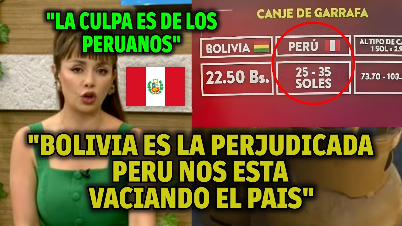 BOLIVIANOS CULPAN AL PERÚ POR SITUACIÓN DE CONTRABANDO DE GAS EN SU PAÍS