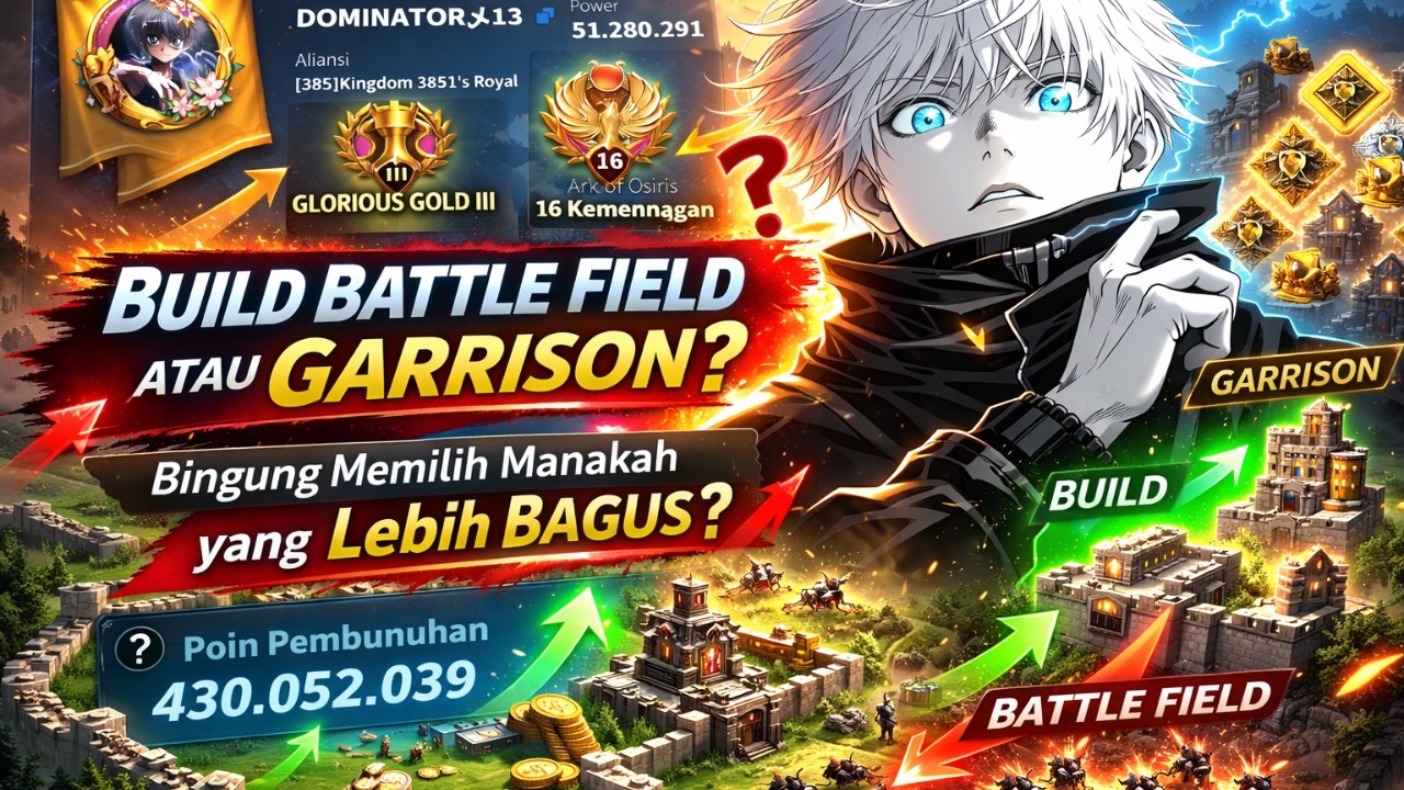 March kedua ARCHER bagusnya GARRISON atau FIELD untuk F2P? 😇