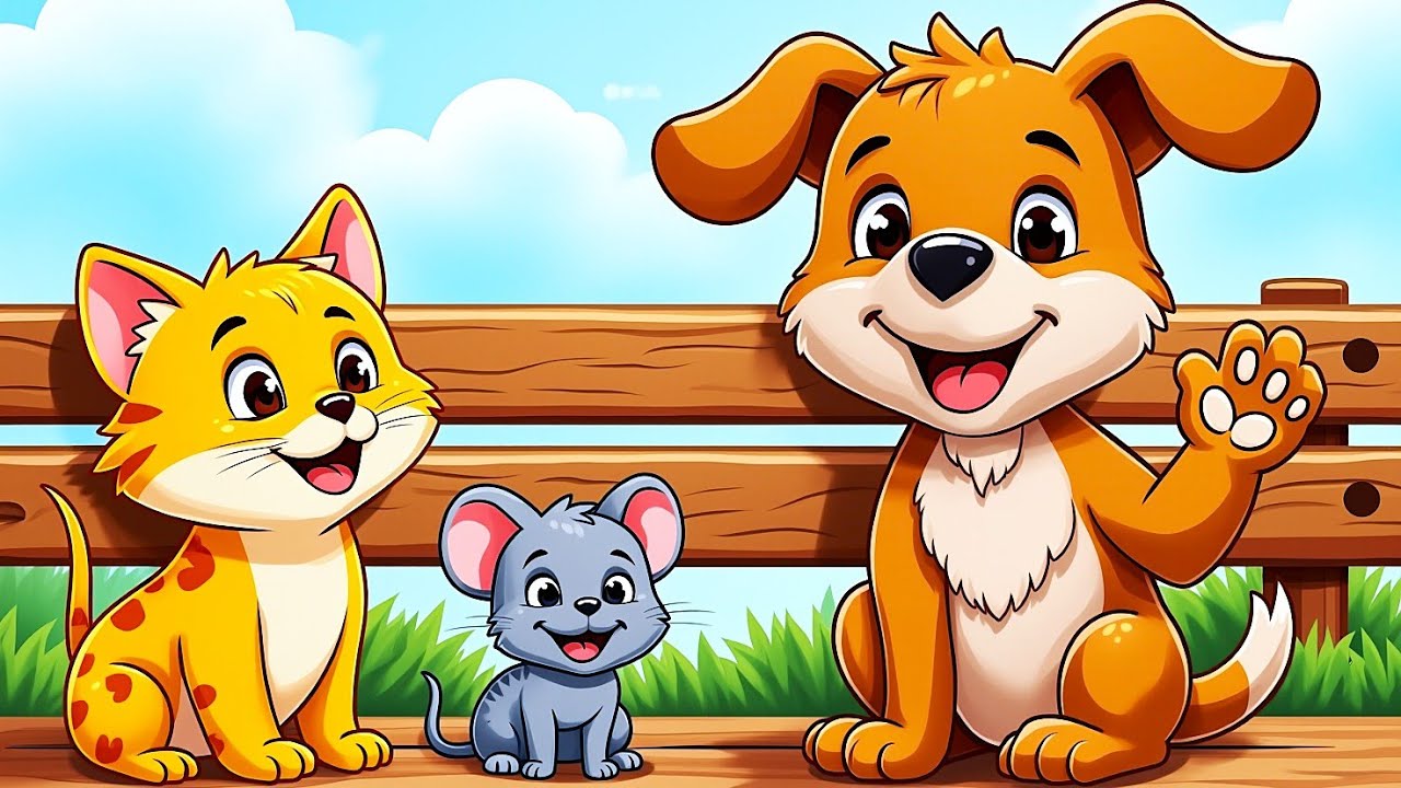 Mix cantece copii cu pisicute si catelusi 🐶🐱 Colaj cantece copii👶 Top cele mai NOI melodii Cip-Cirip