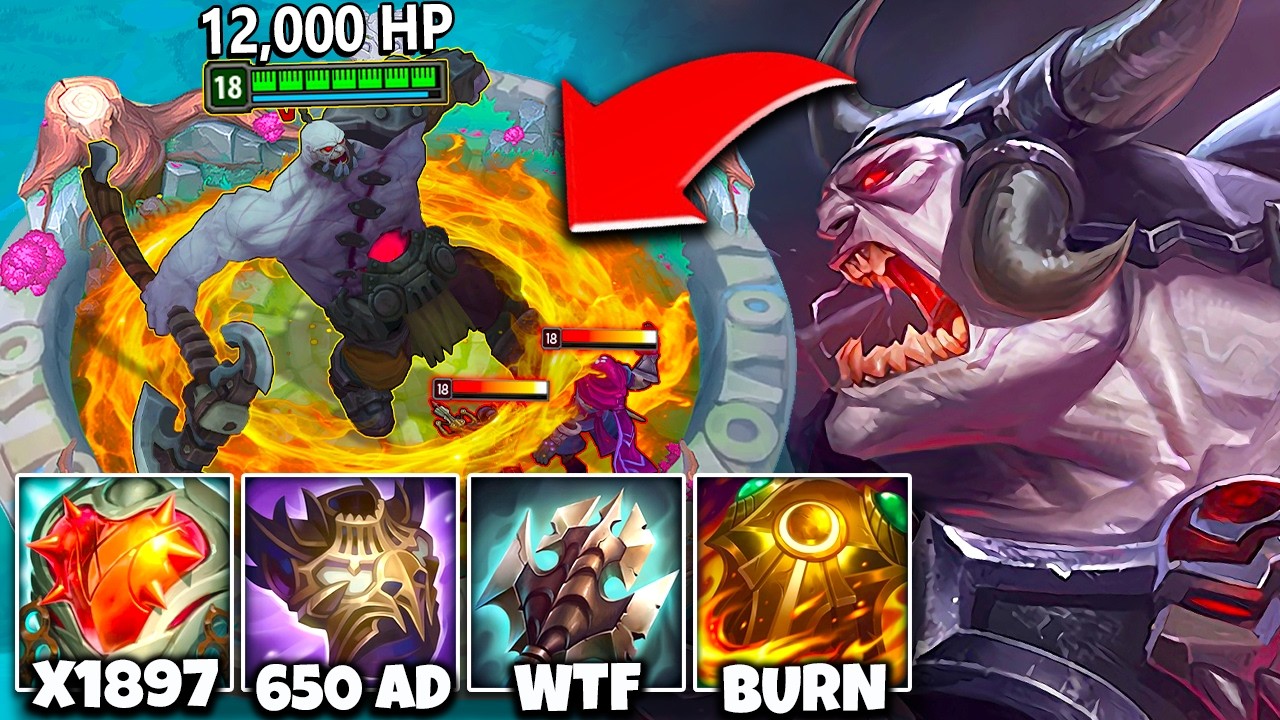 SION WILL ALWAYS BE BROKEN IN ARENA! (12,000 HEALTH BEHEMOTH)