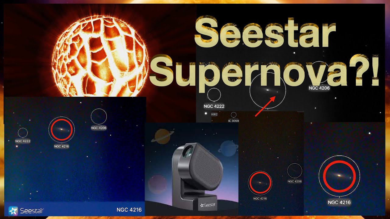 Seestar: New Supernova found! 9 Galaxies in one frame with the Silver Streak Galaxy!