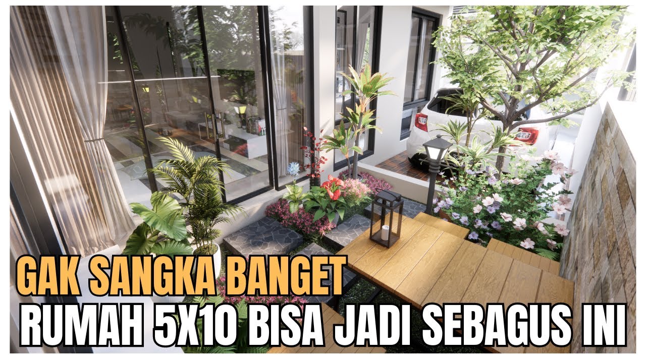 Belum Pernah dan Sulit Kamu Temui Desain Rumah 5x10 Bisa Jadi Senyaman Ini!