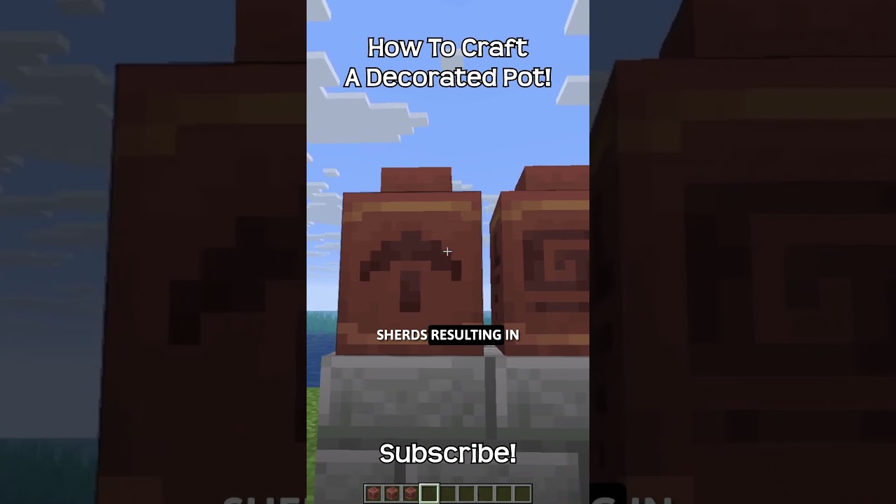 How To Craft A Decorated Pot In Minecraft?!