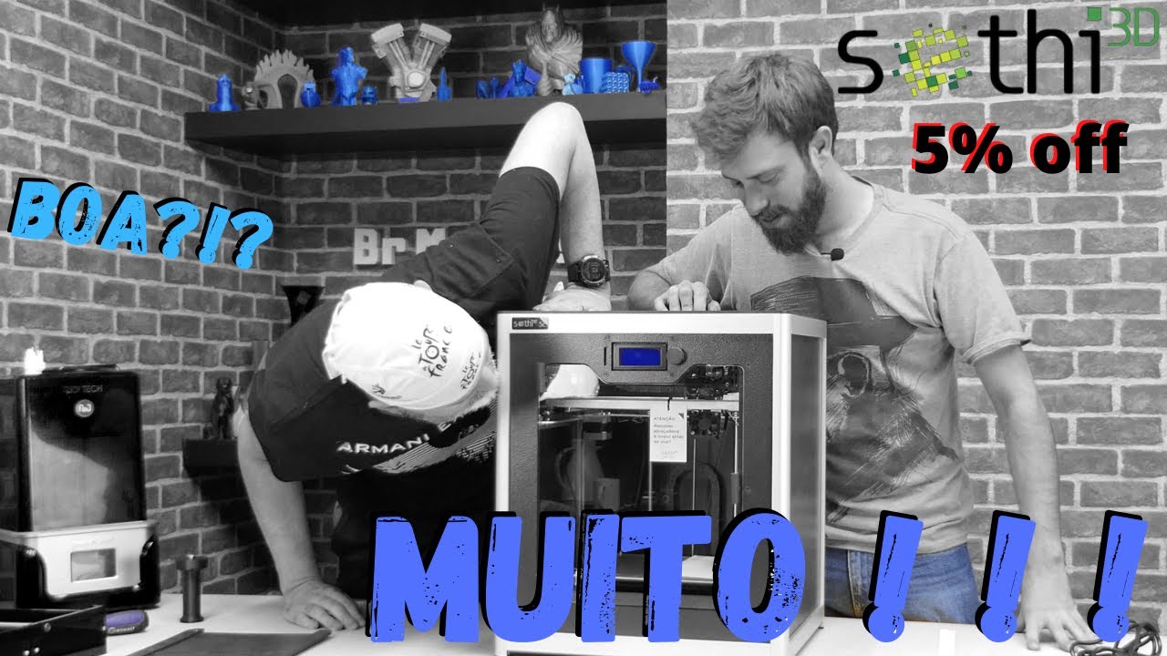 Sethi S2 (impressora 3d) - Unboxing e Overview | Mas que impressorinha TOP