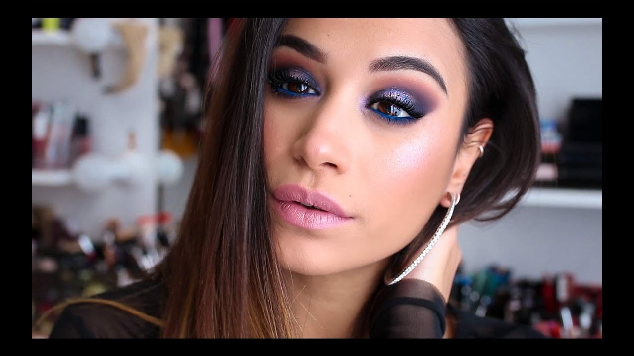 MAQUILLAJE CON GLITTER PARA NAVIDAD