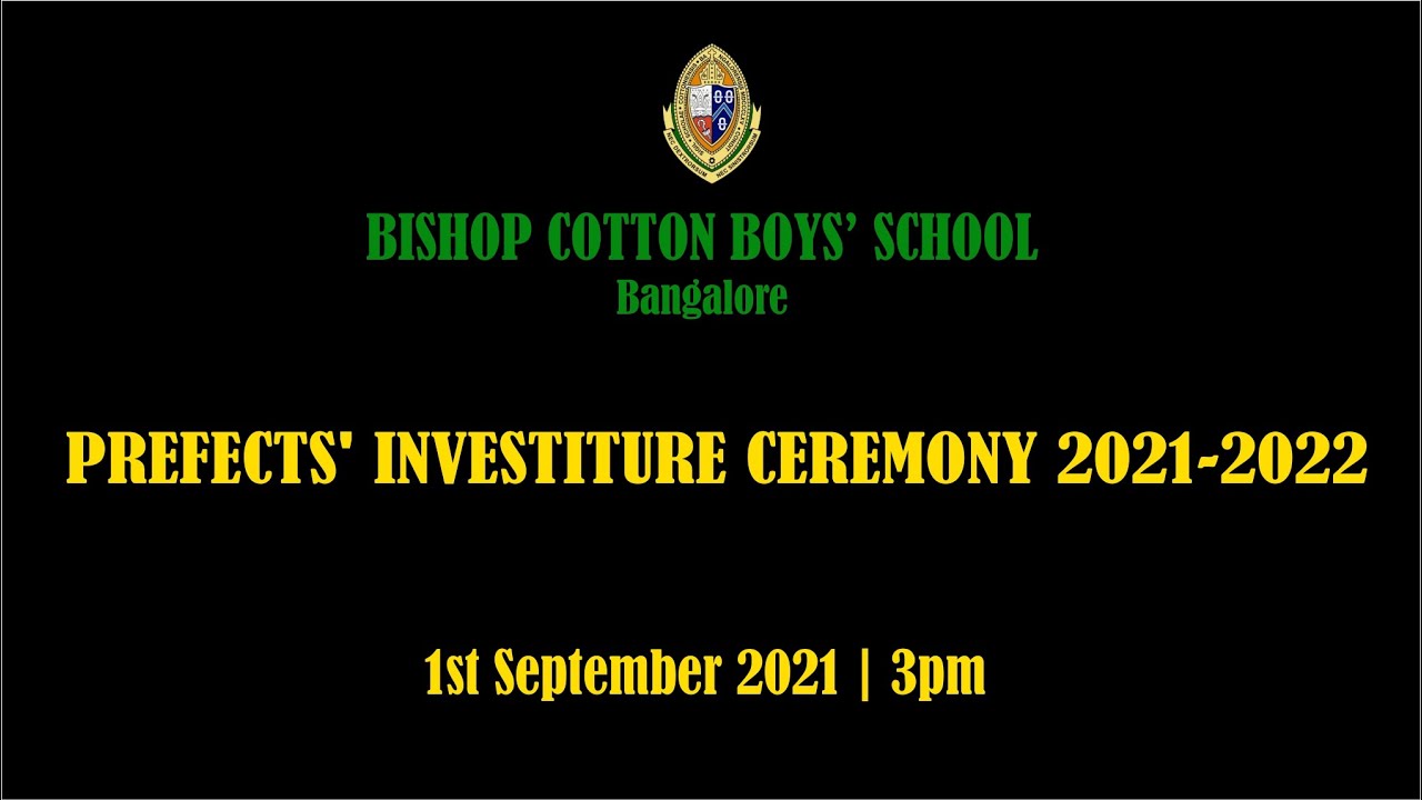 PREFECTS' INVESTITURE CEREMONY 2021-2022