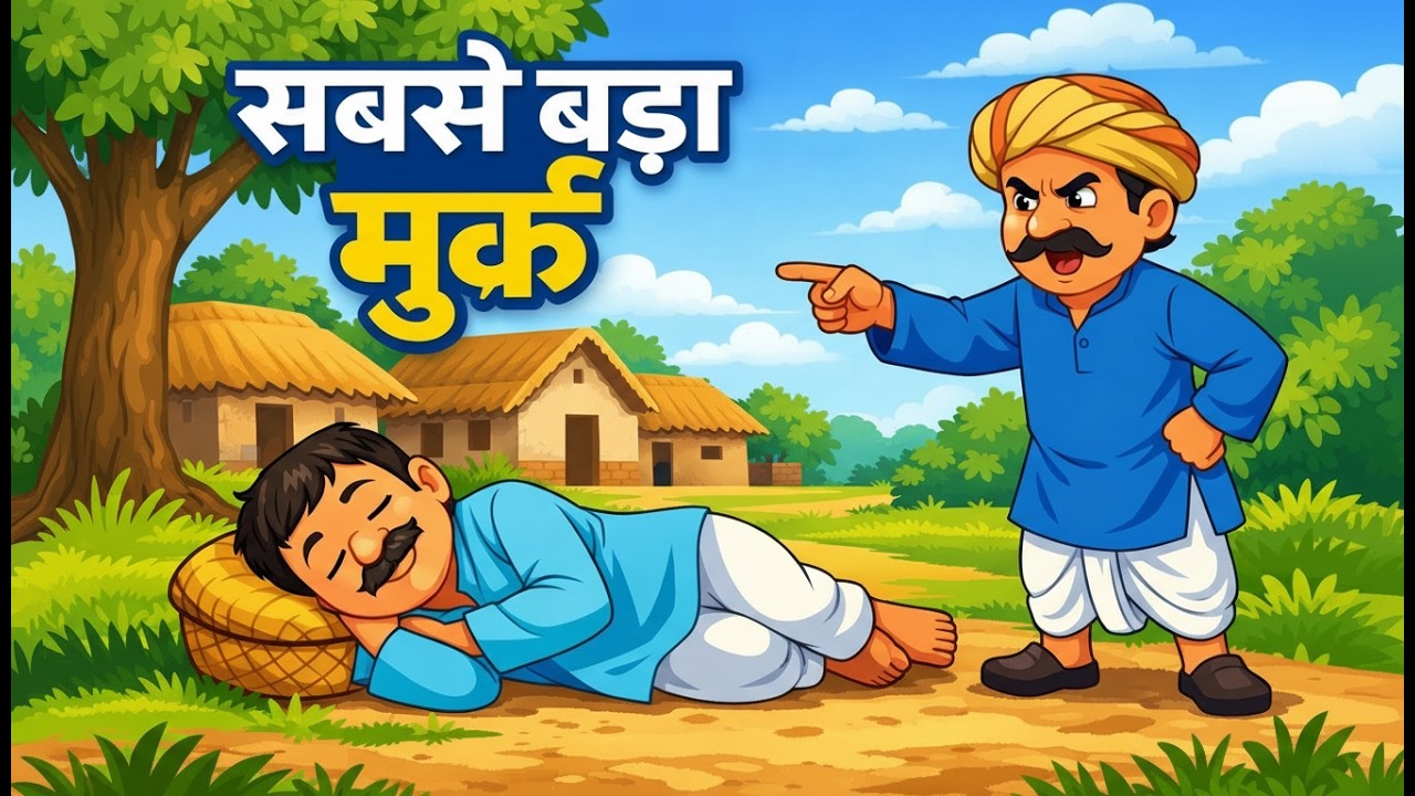 सबसे बड़ा मूर्ख | । Hindi Moral Story |Kahani | नई कहानियाँ I लोककथा | Moral kahani। bedtime story