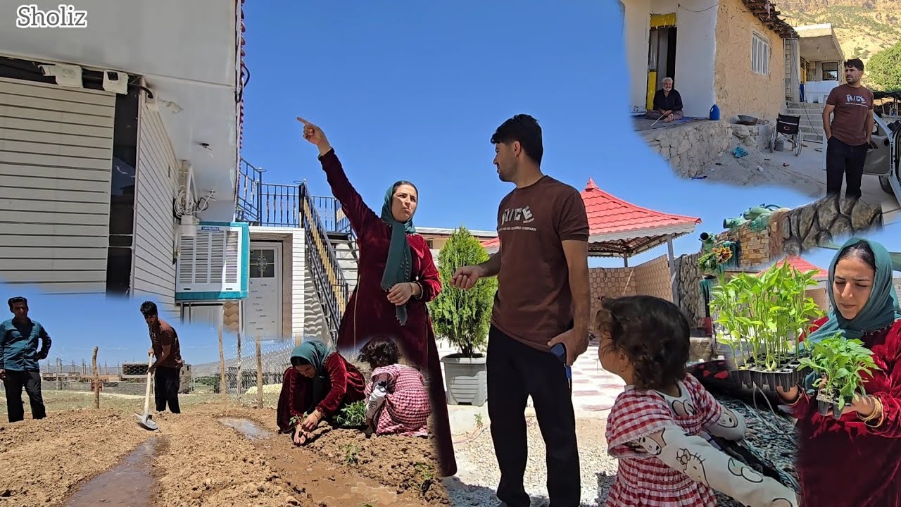 🌱🏡 Beautiful Village Life Adventure 🚜 Planting Tree Seedlings with Family & Visiting the Village 🌿💖