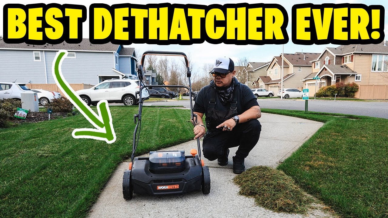 WORX NITRO CORDLESS DETHATCHER ANY GOOD? Let’s find out! We also found the cure for POA!