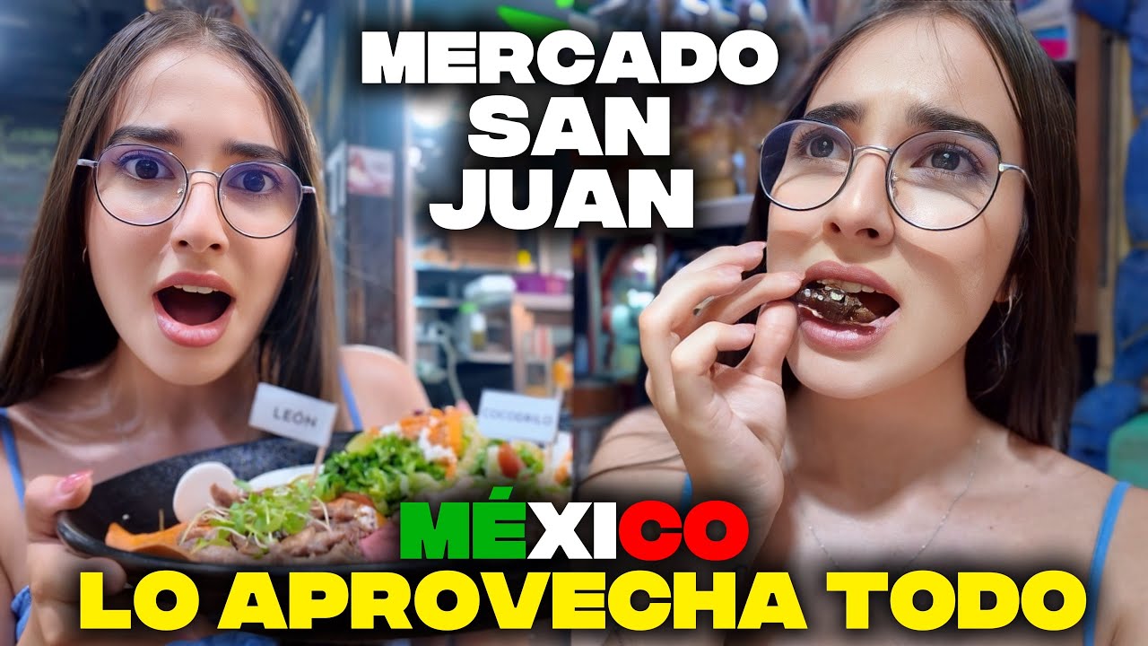 🇨🇺Así es el MERCADO más EXÓTICO de MÉXICO 🇲🇽 no puedo creer esto