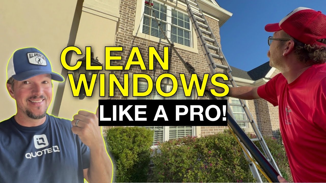 How To Clean Windows Like A Pro (Water Fed Pole)