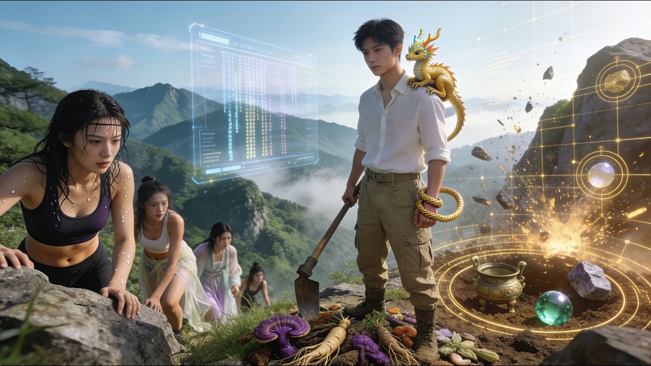 失業回村的他隨手一挖，竟從土裡掘出龍崽當坐騎，整片大山全是寶，根本挖不完！