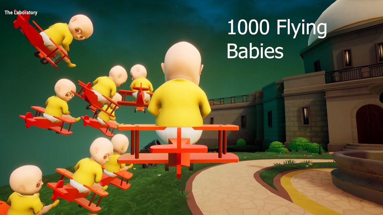 What if 1000 Babies COULD FLY