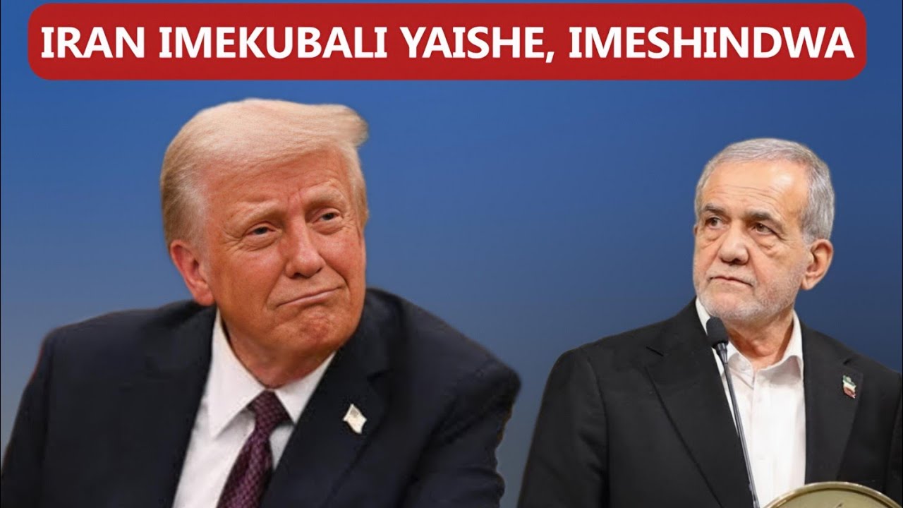 TRUMP ADAI IRAN IMESALIMU AMRI BAADA YA RAIS PEZESHKIAN KUOMBA MSAMAHA 