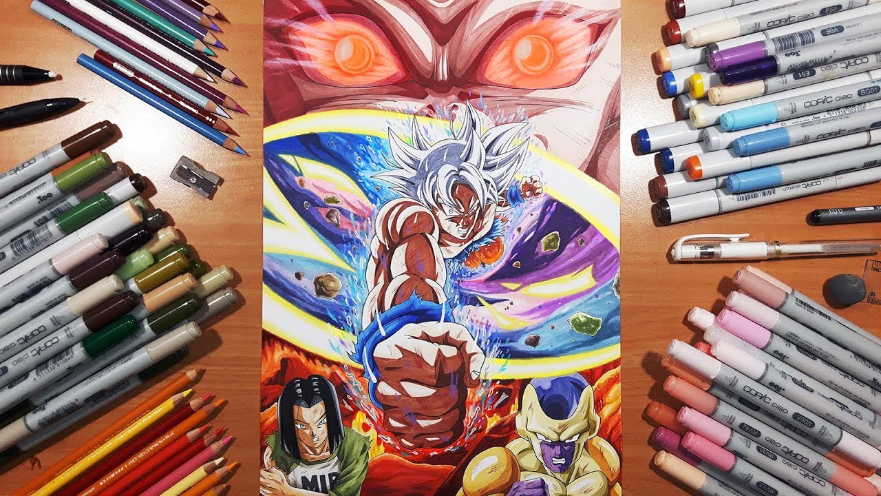 SPECIAL! - Drawing Dragon ball Super's FINALE! | GOKU, JIREN, FRIEZA and ANDROID 17!
