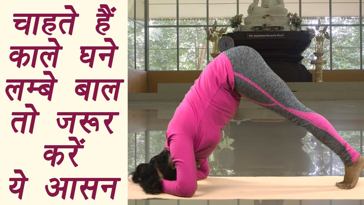 Yoga for healthy hair, Ardha Sirsasana, अर्ध शीर्षासन | चाहते हैं काले घने लम्बे बाल तो करें ये आसन