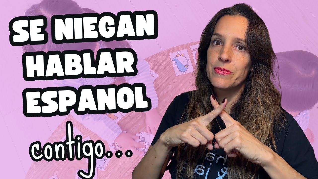 Niños bilingües que no quieren hablar español