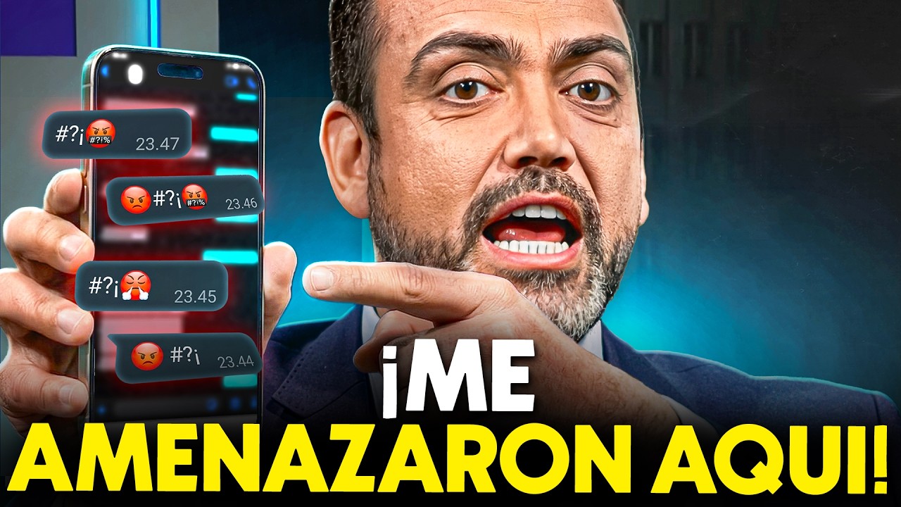&iexcl;ESC&Aacute;NDALO! SENADOR DENUNCIA AMENAZAS en PLENO PROGRAMA de TV