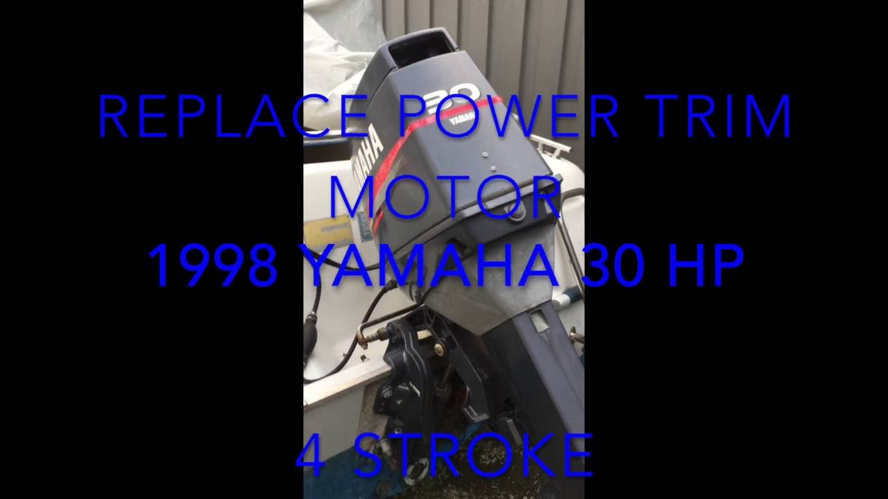 Yamaha Replace power trim tilt motor 1998  25 30 40 hp 4 stroke DIY