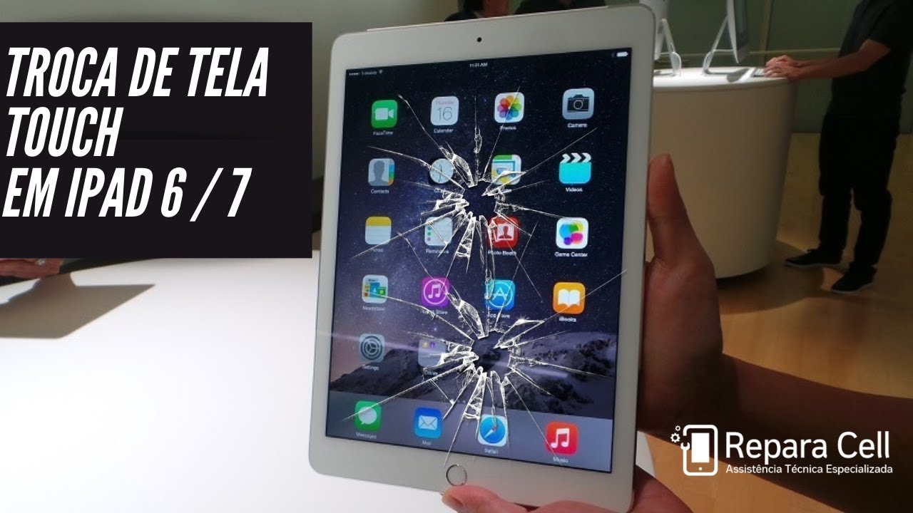 Como Trocar a Tela do Apple iPad 6 e Ipad 7 -  2018 2019 A1893 A1954 A2200 A2198 A2232 A2197