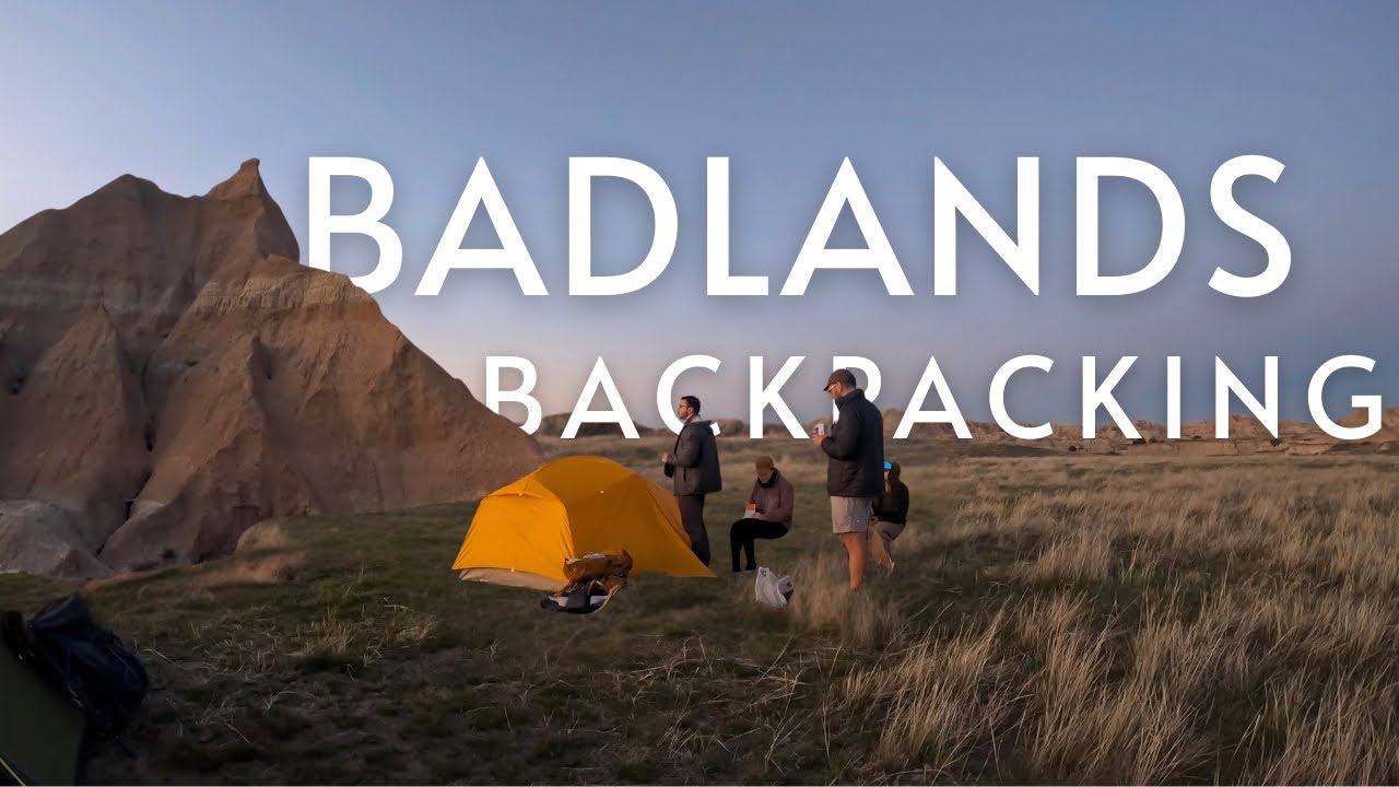 mid vlog of us backpacking the Sage Creek Loop