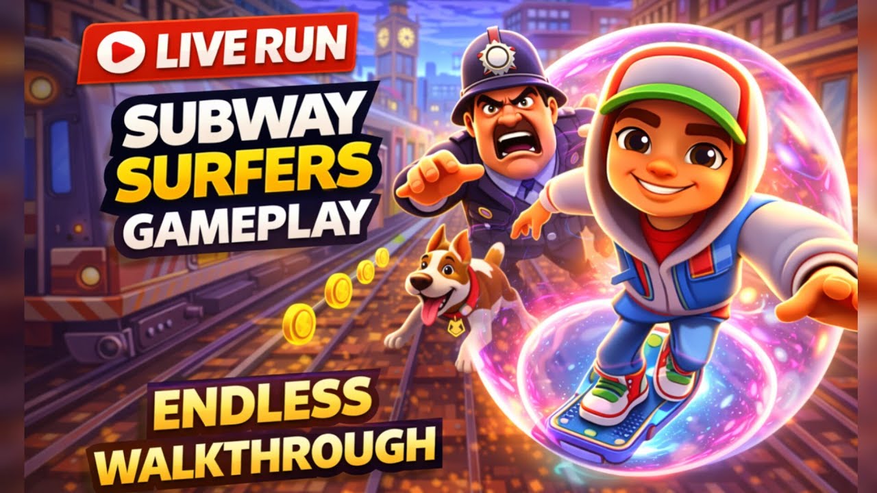 🔴 LIVE Subway Surfers Gameplay Walkthrough